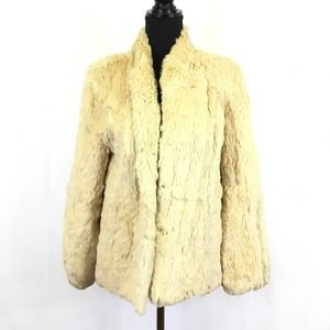 AS-IS 1970-80s Rabbit Fur Jacket See Description